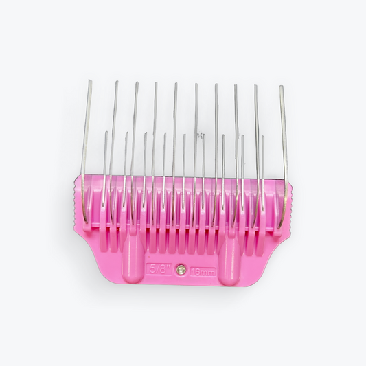 16mm Pink Skiptooth Wide Comb Attachment